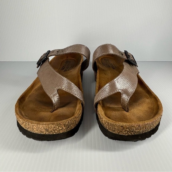 Naot Sandals Womens 6 Tahoe Classic Slides Toe Loop Suede Walking Comfort Travel - Picture 6 of 9